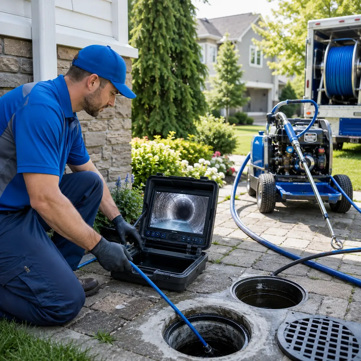 Outdoor drain cleaning professionals serving Hamlin, NY
