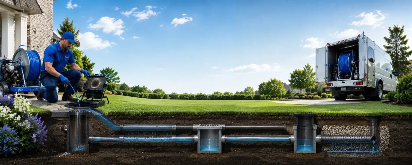 Outdoor drain cleaning information for Hamlin, NY